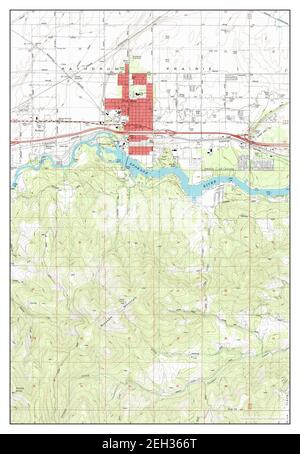 Post Falls, Idaho, map 1981, 1:24000, United States of America by Timeless Maps, data U.S. Geological Survey Stock Photo