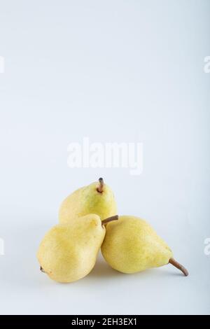 yellow guava fruit isolated on white background Stock Photo