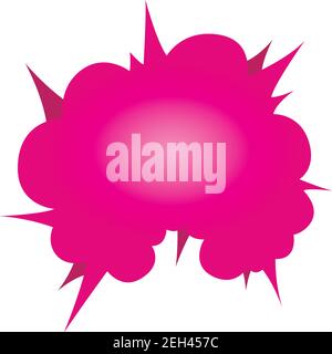 Cartoon explosion icon. Isometric illustration of cartoon explosion vector icon for web Stock Vector