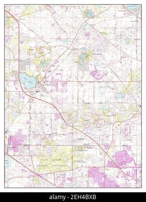 Lake Zurich, Illinois, map 1960, 1:24000, United States of America by Timeless Maps, data U.S. Geological Survey Stock Photo