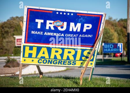 Election day 2020 at polling places in Maryland Stock Photo