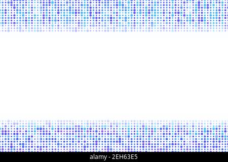 Pop art colorful comics book magazine cover. Polka dots white and blue background. Cartoon funny retro pattern. Vector halftone illustration. 90-s Stock Vector