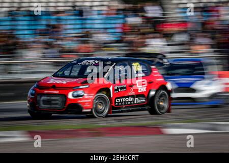 Projekt E, RAYMOND Cyril (FRA), Team Stard (AUT), Ford Fiesta, action during the Neste World RX of Riga-Latvia, 6th round of the 2020 FIA World Rallycross Championship, FIA WRX, on September 20, 2020 on the Bikernieku Kompleksa Sporta Baze, in Riga, Latvia - Photo Paulo Maria / DPPI Stock Photo