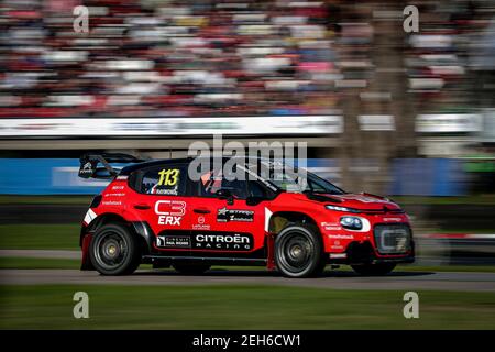 Projekt E, RAYMOND Cyril (FRA), Team Stard (AUT), Ford Fiesta, action during the Neste World RX of Riga-Latvia, 6th round of the 2020 FIA World Rallycross Championship, FIA WRX, on September 20, 2020 on the Bikernieku Kompleksa Sporta Baze, in Riga, Latvia - Photo Paulo Maria / DPPI Stock Photo