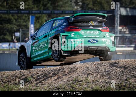 Projekt E, BARRATT Natalie, Ford Fiesta, action during the Neste World RX of Riga-Latvia, 6th round of the 2020 FIA World Rallycross Championship, FIA WRX, on September 20, 2020 on the Bikernieku Kompleksa Sporta Baze, in Riga, Latvia - Photo Paulo Maria / DPPI Stock Photo