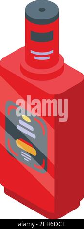 Ketchup icon. Isometric of ketchup vector icon for web design isolated on white background Stock Vector
