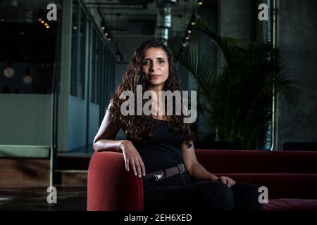 Ella Al-Shamahi, comedian, paleoanthropologist, archaeologist and explorer. Stock Photo