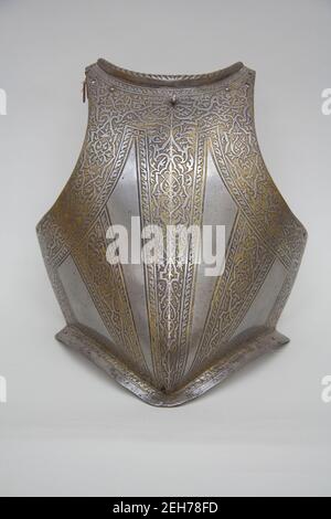 Breastplate from an armour of Francesco Maria II della Rovere (1548-1631), Duke of Urbino, Italian, probably Milan, ca. 1570. Stock Photo