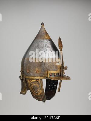 Helmet, possibly Turkish, Istanbul, in the style of Turkman armour, ca. 1500-1525.