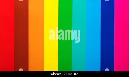 Paper multi-colored striped background. Seamless colored striped backgrounds. Geometric background colourful. Stock Photo