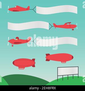 Text Boxes With Realistic Vector Shadows 2 Stock Vector