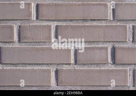 Gray stone brick wall pattern background Stock Photo