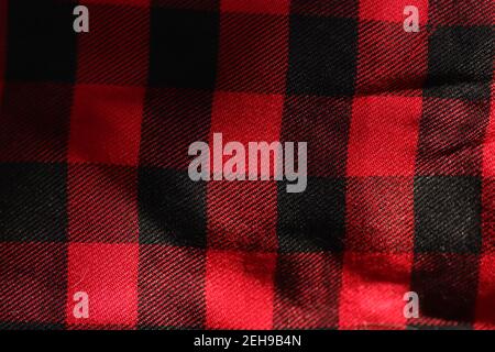 black and red cell fabric Stock Photo