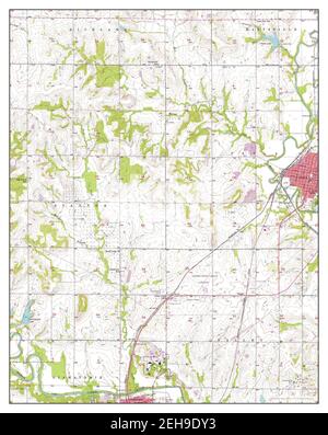 Paola West, Kansas, map 1957, 1:24000, United States of America by Timeless Maps, data U.S. Geological Survey Stock Photo