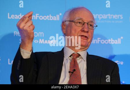 Football - Leaders in Football Conference - Stamford Bridge - 6/10/11  Chelsea Chairman Bruce Buck during the conference  Mandatory Credit: Action Images / Paul Childs  Livepic
