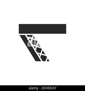 View open attic doors color line icon. Isolated vector element. Outline pictogram for web page, mobile app, promo Stock Vector
