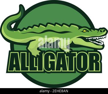 alligator crocodile logo for your business company. vector illustration