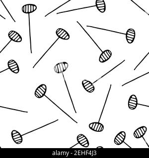 Abstract wild flower seed head seamless vector pattern background. Floating herbacious flower seeds and stems. Black and white backdrop. Modern Stock Vector