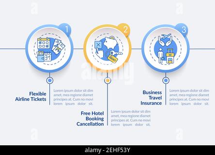 Covid related marketing tips vector infographic template Stock Vector