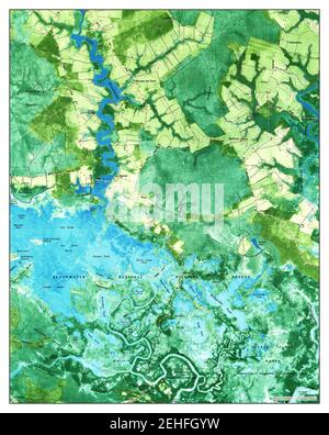 Blackwater River, Maryland, map 1982, 1:24000, United States of America by Timeless Maps, data U.S. Geological Survey Stock Photo