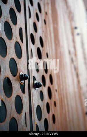 Industrial Grunge Rusted Metal Texture Stock Photo