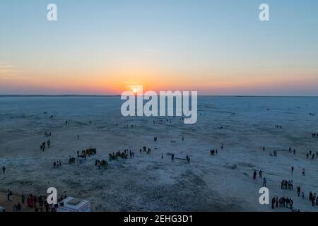 Various views of the Rann of kutch Stock Photo