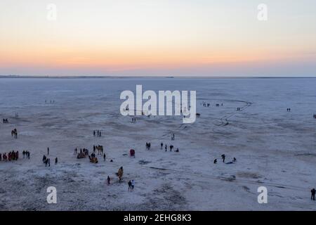 Various views of the Rann of kutch Stock Photo