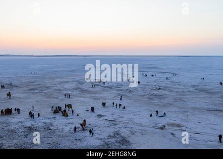 Various views of the Rann of kutch Stock Photo