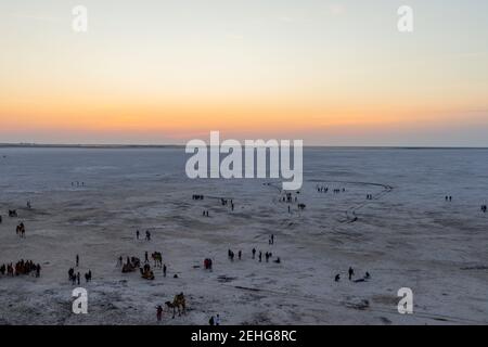 Various views of the Rann of kutch Stock Photo