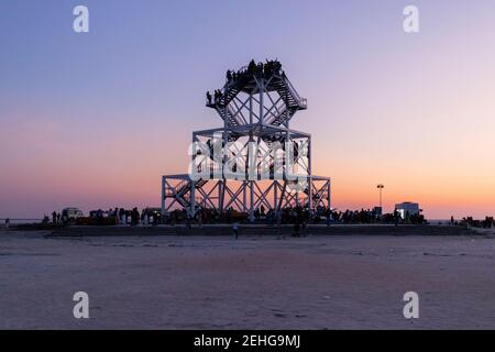 Various views of the Rann of kutch Stock Photo