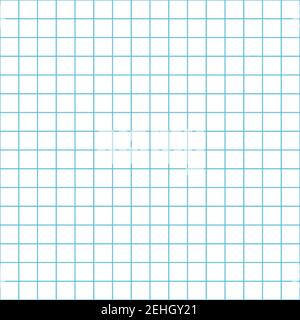 Grid paper. Abstract squared background with color graph. Geometric pattern for school, wallpaper, textures, notebook. Lined blank on transparent Stock Vector