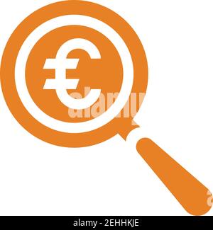 Magnifying Glass with Dollar Currency Money Search Icon, Dollar Coin with  Magnifying Glass for Button App, Research Icon Blue on Stock Vector -  Illustration of infographic, digital: 180238876