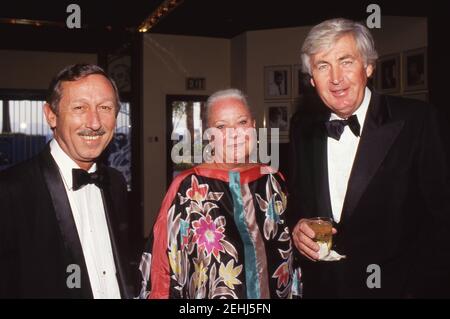 FESS PARKER with wife Marcella Rinehart at Emmy Awards.Supplied by ...