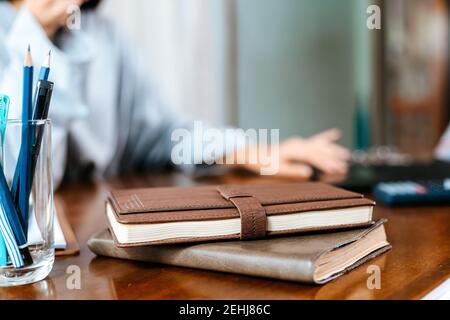 A book on the table. Education concept. Stock Photo
