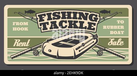 Fishing Store, Pike and Hook, Fisher Tackles Shop Stock