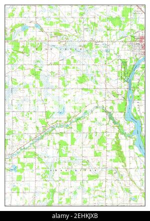 Antique Pierz, Minnesota store 1948 US Geological Survey Topographic Map – Morrison, Benton County, Little Falls, Agram, Bellevue, Buckman, MN