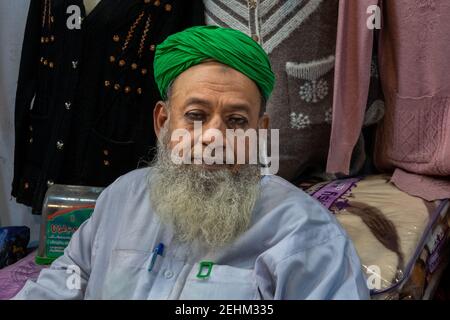 Shopkeeper, Hussain Aghai Bazar, Multan, Punjab, Pakistan