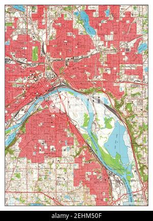 St Paul Park, Minnesota, map 1950, 1:24000, United States of America by  Timeless Maps, data U.S. Geological Survey Stock Photo - Alamy