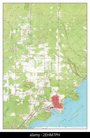 Two Harbors, Minnesota, map 1957, 1:24000, United States of America by Timeless Maps, data U.S. Geological Survey Stock Photo