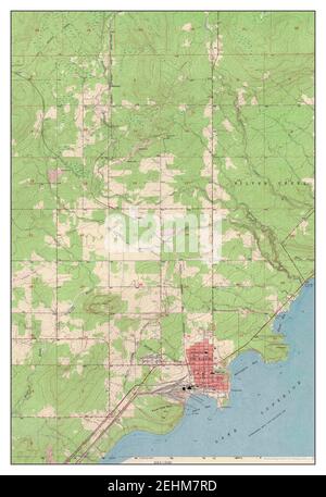 Two Harbors, Minnesota, map 1957, 1:24000, United States of America by Timeless Maps, data U.S. Geological Survey Stock Photo