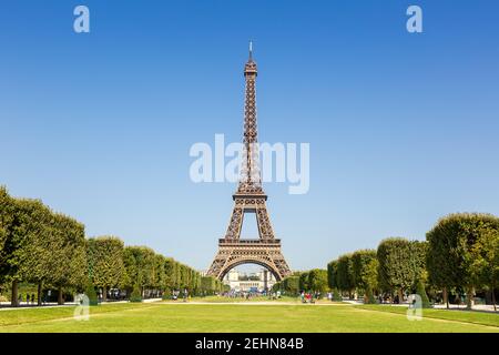 Paris Eiffel tower France travel landmark traveling Stock Photo