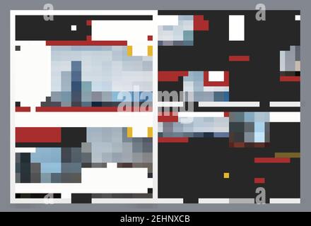 Newspaper design poster with world breaking recent news economy culture and business headlines realistic vector illustration Stock Vector