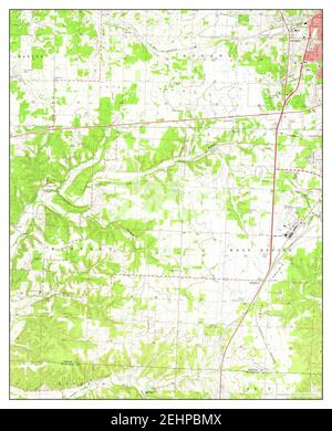 Neosho West, Missouri, map 1972, 1:24000, United States of America by Timeless Maps, data U.S. Geological Survey Stock Photo