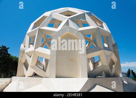 ISTANBUL, TURKEY - JUNE 29, 2020: July 15 Martyrs Memorial (15 TEMMUZ SEHITLER ANITI) in Istanbul. Turkey. Stock Photo