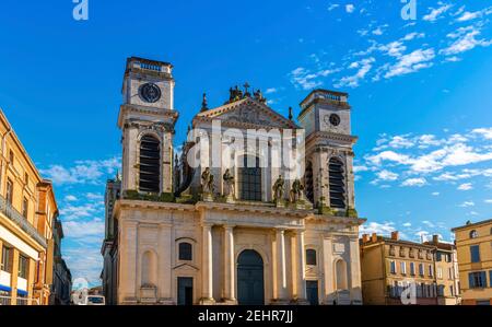 Baroque Cathedral Notre-Dame de l'Assomption of Montauban, in the Tarn et Garonne in Occitanie, France Stock Photo