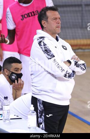 Barcelona, Spain. 19th Feb, 2021. Jesus Velasco during the match between FC Barcelona vs ACCS Asnieres Villeneuve 92, corresponding to the 1/8 final of the Futsal Champions League, played at the Palau Blaugrana, in Barcelona on February 19, 2020. Photo JGS/Cordon Press Credit: CORDON PRESS/Alamy Live News Stock Photo