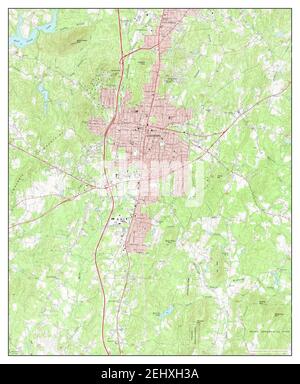 Asheboro, North Carolina, map 1970, 1:24000, United States of America by Timeless Maps, data U.S. Geological Survey Stock Photo