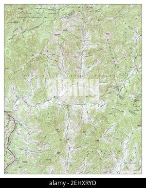 Fines Creek, North Carolina, map 1967, 1:24000, United States of America by Timeless Maps, data U.S. Geological Survey Stock Photo