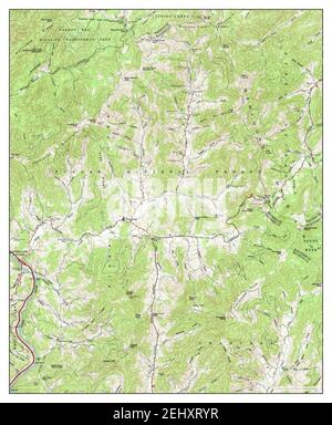 Fines Creek, North Carolina, map 1967, 1:24000, United States of America by Timeless Maps, data U.S. Geological Survey Stock Photo