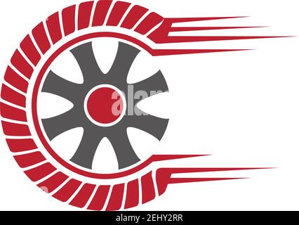 tire logo, emblems and insignia. vector illustration Stock Vector